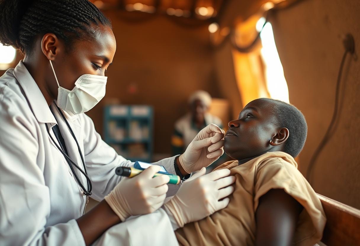 Laboratoires de diagnostic : Tests médicaux accessibles dans les zones rurales.